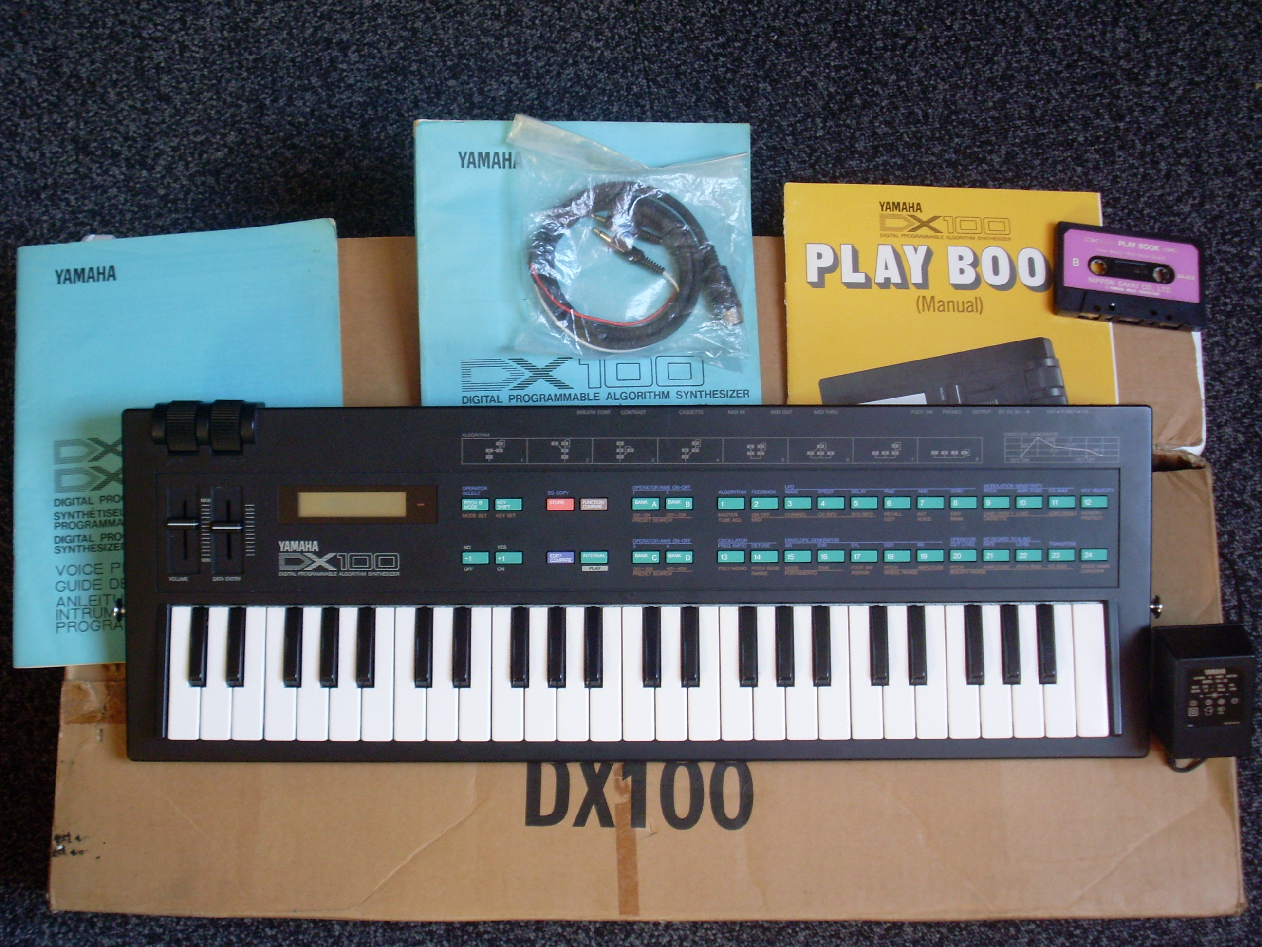 Yamaha Dx100 Find User Patch User Manual